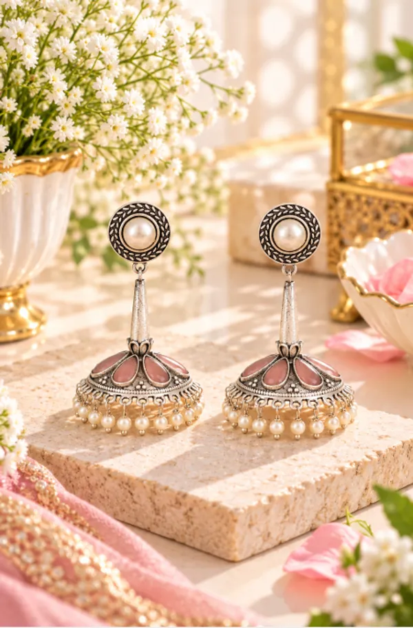 Silver_Look-Alike_Jhumka_Earrings