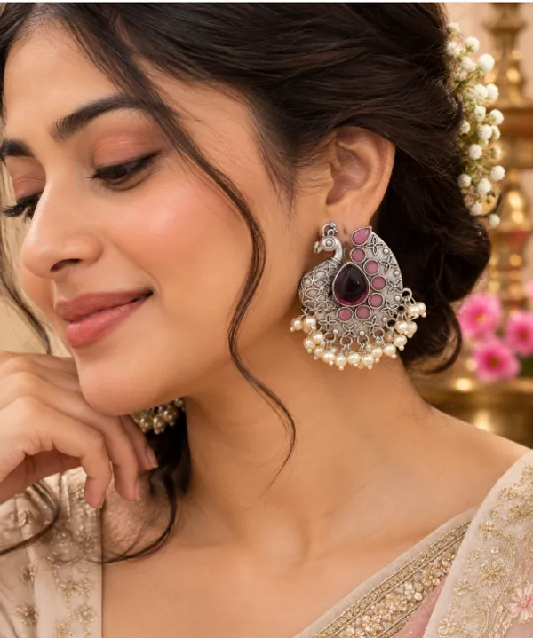 Silver_Look_Alike_Stud_Earrings_–_Elegant_Statement_Pair