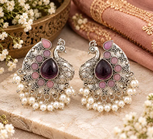 Silver_Look_Alike_Stud_Earrings_–_Elegant_Statement_Pair