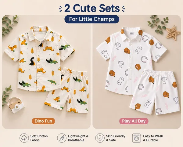 White_Cotton_Printed_Shirt_And_Shorts_Set_for_Boys