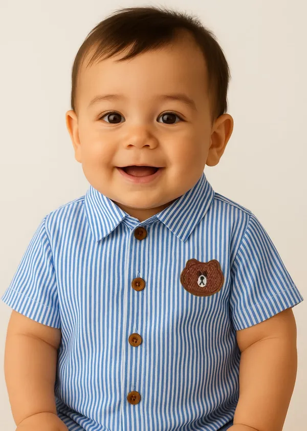 Blue_Striped_Short_Sleeve_Shirt_for_Baby_Boys