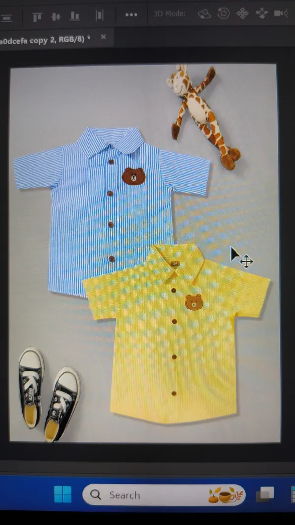 Yellow_Striped_Short_Sleeve_Shirt_for_Boys