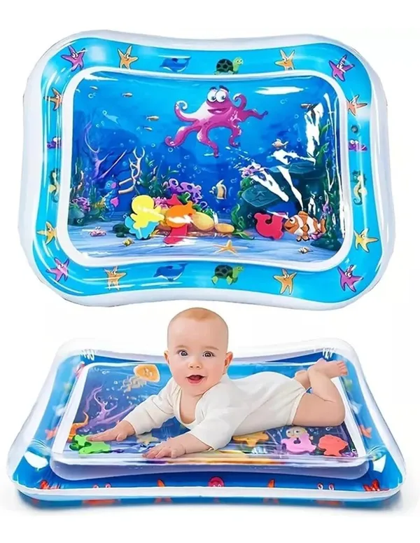 Ocean_Theme_Inflatable_Baby_Tummy_Time_Water_Mat