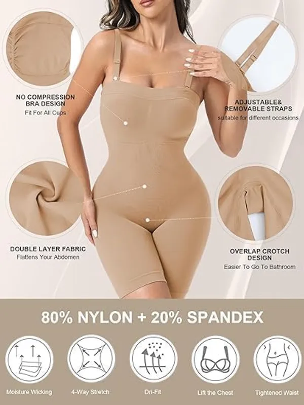 Skin_Nylon_Strapless_Butt-Lifting_Tummy_Tucker_Bodysuit_For_Women