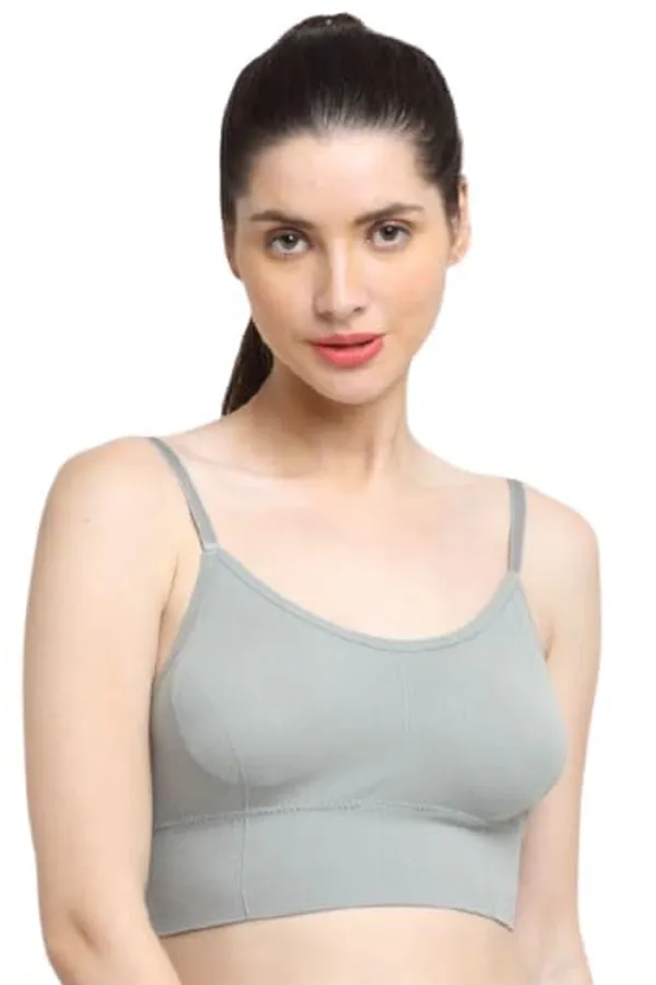 Grey_Cotton_Padded_Sports_Bra_For_Women