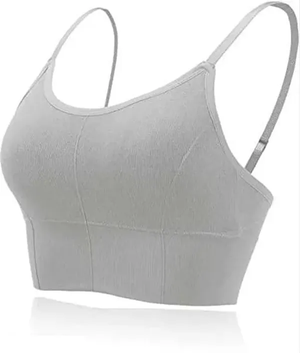 Grey_Cotton_Padded_Sports_Bra_For_Women