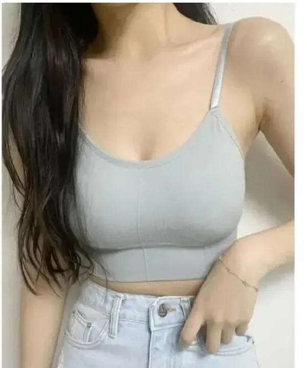 Grey_Cotton_Padded_Sports_Bra_For_Women