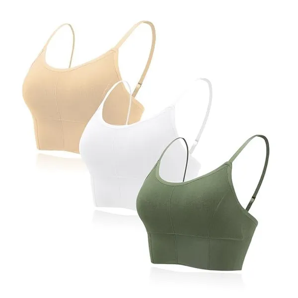 Skin_White_Green_Cotton_Padded_Sports_Bra_For_Women