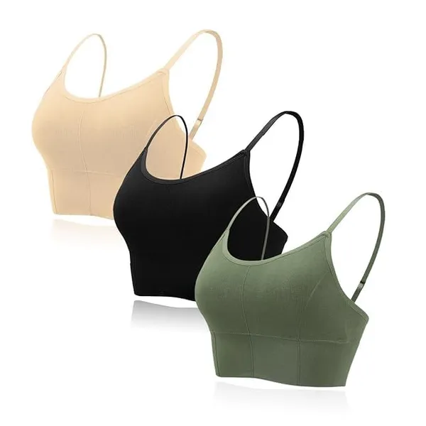 Skin_Black_Green_Cotton_Padded_Sports_Bra_For_Women