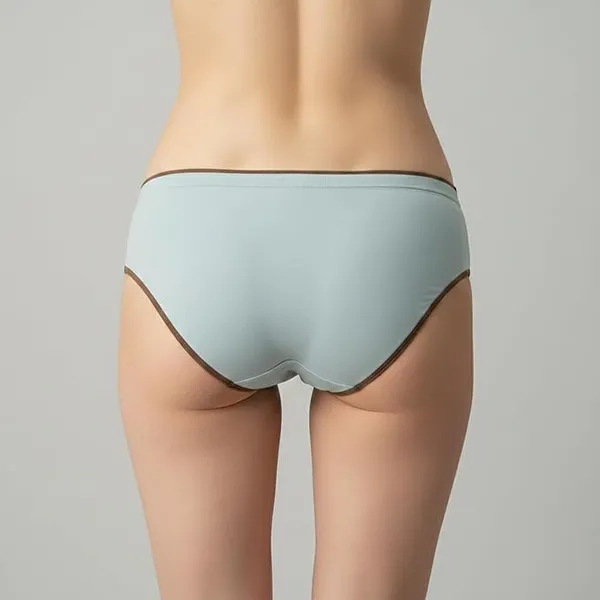 Multicolour_Cotton_Blend_Mid_Waist_Brief_Panty_For_Women