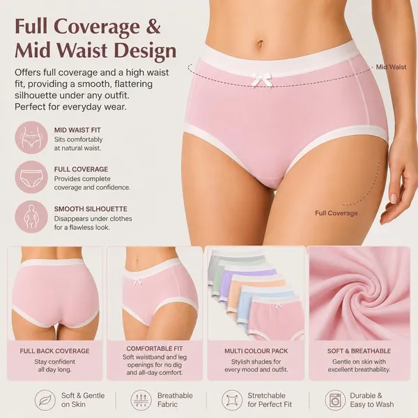 Assorted_Ice_Silk_Seamless_Mid-Waist_Briefs_For_Women