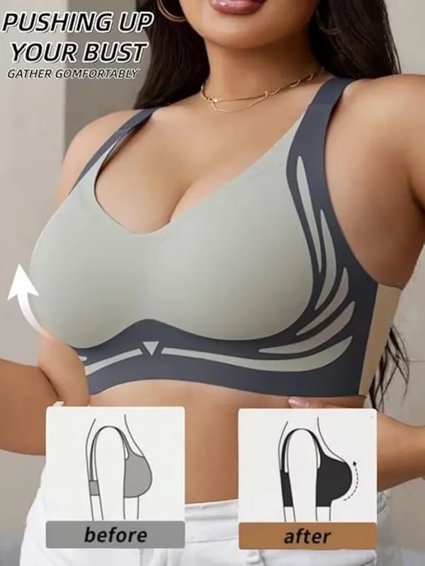 Women_Seamless_Push_Up_Bra_Full_Coverage_Wireless_Bra_With_Adjustable_Straps_Removable_Pads_Multi_Hook_Closure_Soft_Comfortable_Everyday_Bra_Free_Size