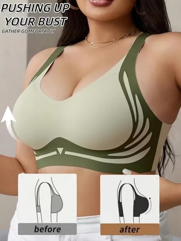 Green_Nylon_Seamless_Wireless_Push-Up_Bra_For_Women