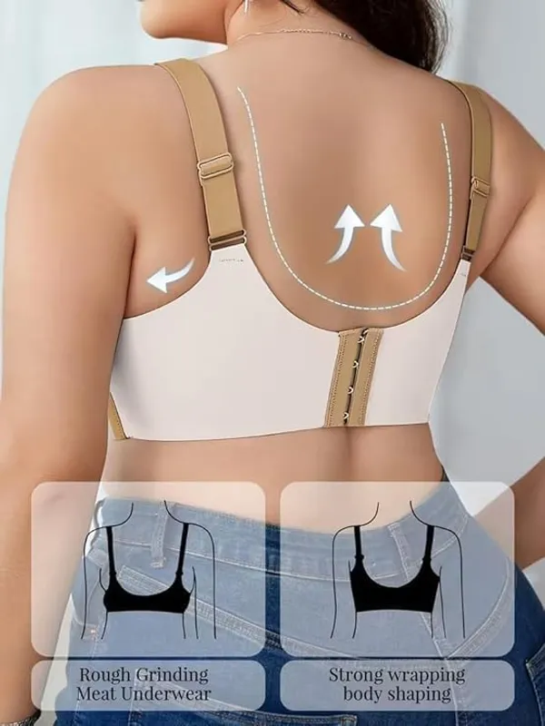Beige_Nylon_Seamless_Wireless_Bra_For_Women
