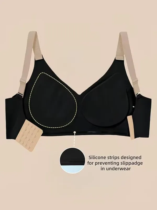 Black_Nylon_Seamless_Wireless_Bra_For_Women
