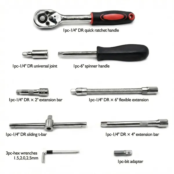 46_In_1_Tool_Kit_With_Screwdriver_Socket_Set_Multi_Purpose_Combination_Hand_Tools_Set_With_Protective_Storage_Case_All_In_One_Repair_Tool_Kit_For_Home_Car_Bike