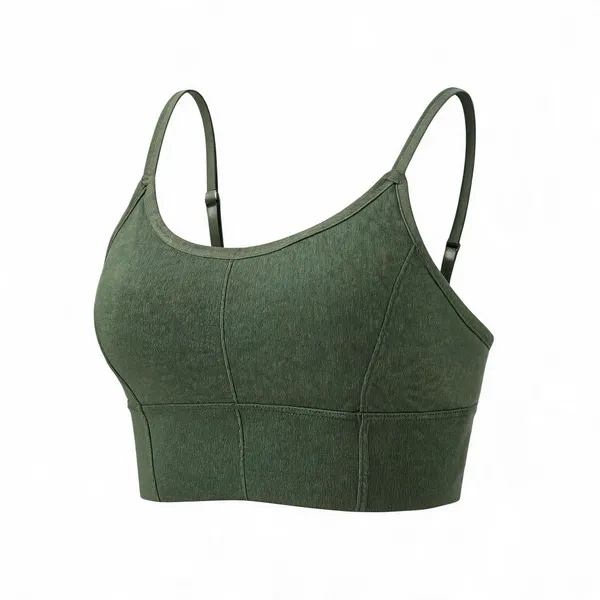 Skin_Green_Orange_Cotton_Padded_Sports_Bra_For_Women