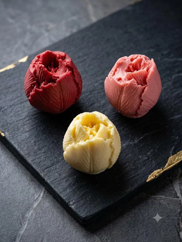Wax_Floral_Design_Decorative_Candle_Set
