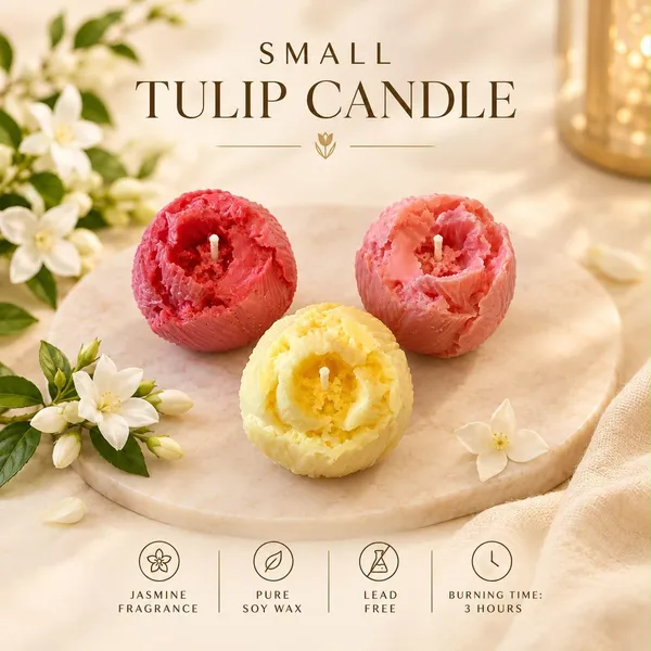 Soy_Wax_Floral_Set_Of_3_Tulip_Candles