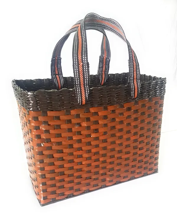 Paperus_Sonas_Creation_Light_&_Dark_Brown,_Carry_Bag,_Picnic_Basket,_Lunch_Bag,_Tiffin_Basket,_Shopping_Bag,_Eco-Friendly,_Handmade,_of_Paper_Ropes_Large_Size_in_Inch_H_11_X_L_14_X_W_7