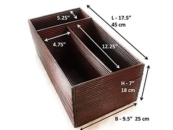 Sonas_Creation_PAPERUS_Multipurpose_Organizer_Basket,_Handmade_of_Paper_Ropes:_Size_:_Large,_Colour_:_Brown