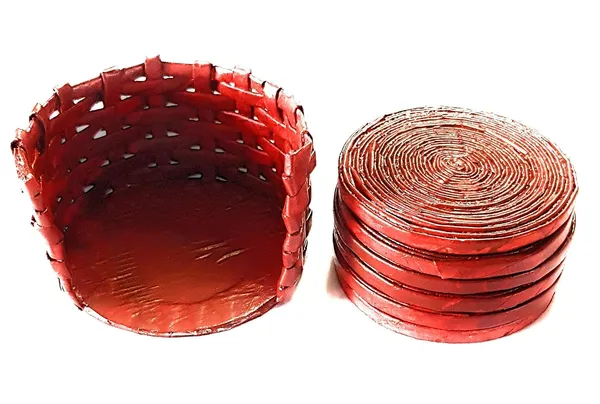 Sonas_Creation_Paperus_Customizable_Brown_Set_of_6,_Round_Coasters,_with_Holder_4_Inch_Diameter,_Eco-Friendly,_Handmade_of_Paper_Ropes_for_Protecting_Furniture_from_Hot_&_Cold