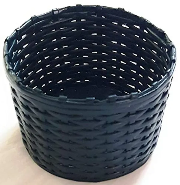 Sonas_Creation_Paperus,_Green,_Fruit_Basket,_Shelf_Basket,_Serving_Basket,_Dining_Table_or_Kitchen_Storage_Basket,_Eco-Friendly,_Handmade_of_Paper_Ropes,_Small_Size,_Height_5_Inch_Diameter_7_Inch