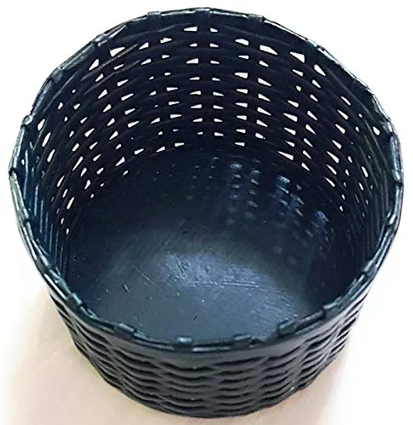 Sonas_Creation_Paperus,_Green,_Fruit_Basket,_Shelf_Basket,_Serving_Basket,_Dining_Table_or_Kitchen_Storage_Basket,_Eco-Friendly,_Handmade_of_Paper_Ropes,_Small_Size,_Height_5_Inch_Diameter_7_Inch