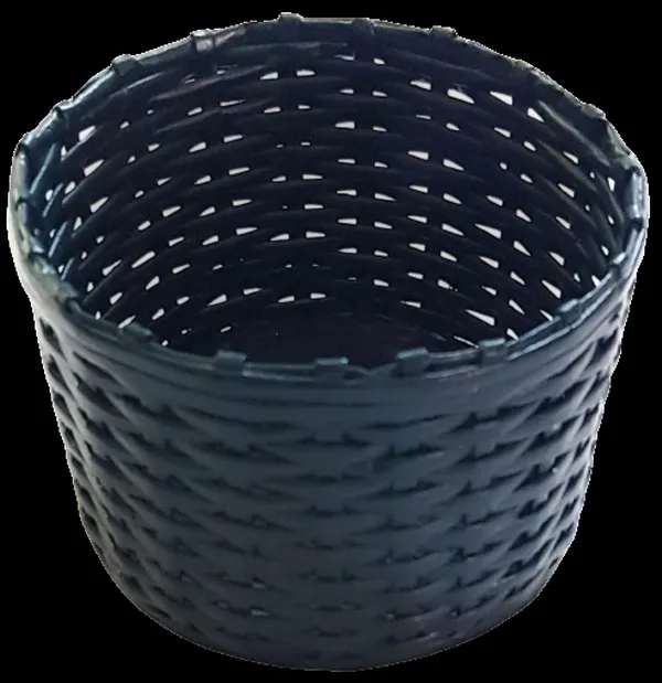 Sonas_Creation_Paperus,_Green,_Fruit_Basket,_Shelf_Basket,_Serving_Basket,_Dining_Table_or_Kitchen_Storage_Basket,_Eco-Friendly,_Handmade_of_Paper_Ropes,_Small_Size,_Height_5_Inch_Diameter_7_Inch