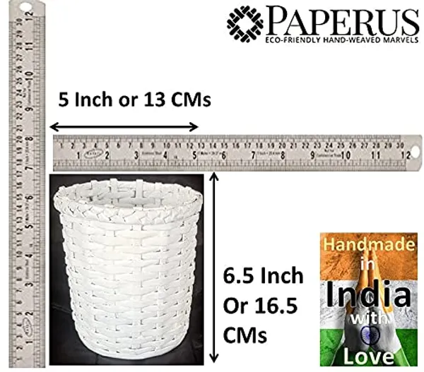 Sonas_Creation,_VERY_SMALL_Dustbin_for_Table_Top,_TINY_Basket,_6_Inch_Tall