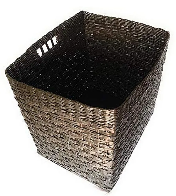 Sonas_Creation_Paperus_New_Improved_Multipurpose_Storage_Basket/Organizer_for_Quilts,_Blankets,_Bedcovers,_Linen,_Bed-Sheets,_Newspapers_or_Magazines_(Size:_Large,_Colour:_Brown)