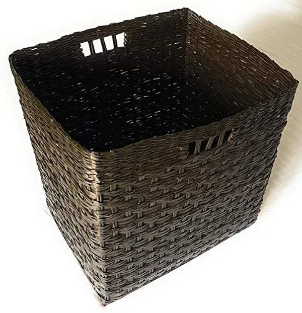 Sonas_Creation_Paperus_New_Improved_Multipurpose_Storage_Basket/Organizer_for_Quilts,_Blankets,_Bedcovers,_Linen,_Bed-Sheets,_Newspapers_or_Magazines_(Size:_Large,_Colour:_Brown)