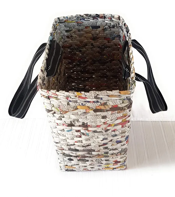 Paperus_,_Large_Lunch_Bag_for_Office,_Tiffin_Basket,_Picnic_Basket,_Natural,_Eco-Friendly,_Handmade,_of_Paper_Ropes,_7-inch_Wide_at_Base,_12_Inch_Length_&_11_Inch_Height