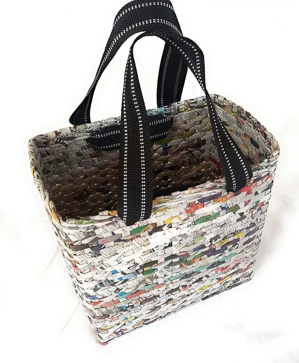 Paperus_Sonas_Creation,_Large_Lunch_Bag_for_Office,_Tiffin_Basket,_Picnic_Basket,_Natural,_Eco-Friendly,_Handmade,_of_Paper_Ropes,_7-inch_Wide_at_Base,_12_Inch_Length_&_11_Inch_Height