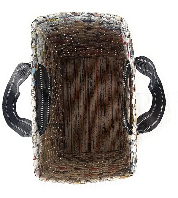 Paperus_Sonas_Creation,_Large_Lunch_Bag_for_Office,_Tiffin_Basket,_Picnic_Basket,_Natural,_Eco-Friendly,_Handmade,_of_Paper_Ropes,_7-inch_Wide_at_Base,_12_Inch_Length_&_11_Inch_Height