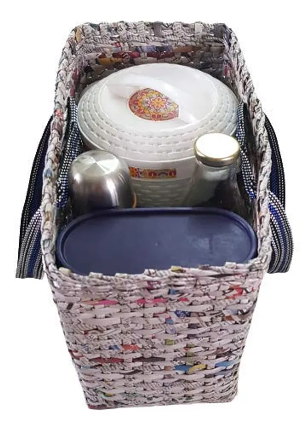 Paperus_Brown,_Large_Lunch_Bag_for_Office,_Tiffin_Basket,_Picnic_Basket