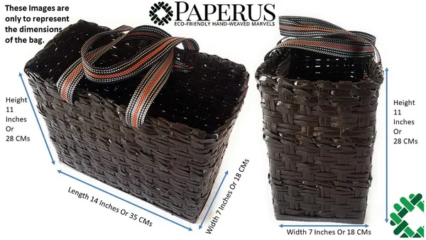 Paperus_Brown,_Large_Lunch_Bag_for_Office,_Tiffin_Basket,_Picnic_Basket