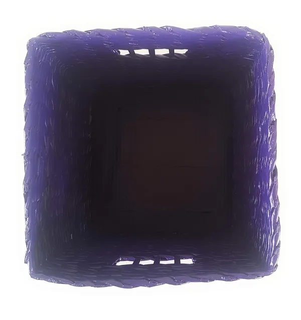 Sonas_Creation_PAPERUS_New_Multipurpose_Storage_Basket/Organizer_for,_Water_Bottles,_Toys,_Linen,_Small_Bed-Sheets,_Newspapers_or_Magazines_(Size:_Medium,_9"X9"X10")_Colour:_Mauve