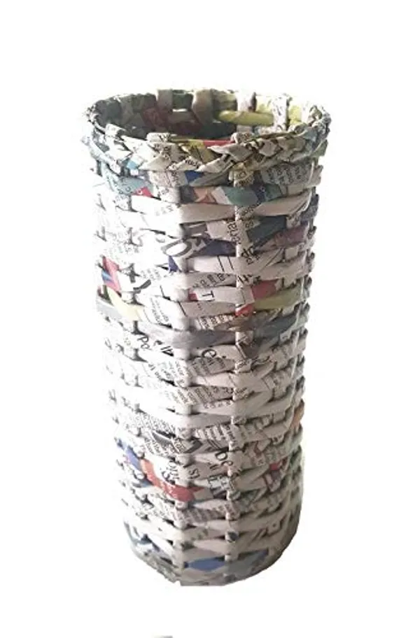 Sonas_Creation_Paperus_1_Liter,_Water_Bottle_Holder,_Wine_Bottle_Holder,_Bottle_Case,_8.5_inches_Tall_&_4_inches_at_Base,_Eco-Friendly,_Handmade,_of_Paper_Ropes
