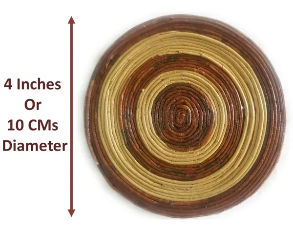 Sonas_Creation_Paperus,_Brown_&_Beige,_Set_of_6_Round_Coasters,_Coasters_for_Dining_Table,_Glass_&_Cups,_4_Inch_Diameter,_Eco_Friendly,_Handmade,_of_Paper_Ropes