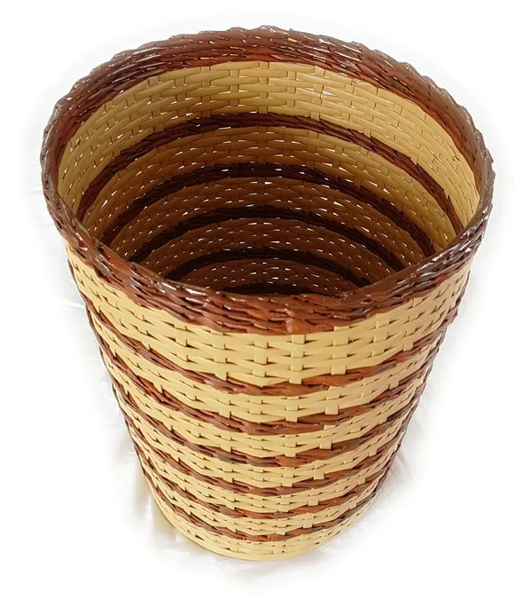 Sonas_Creation_Paperus,_Laundry_Basket,_Hamper,_Toys_Storage_Basket,_(Brown_&_Beige)_35_Liters,_17_Inch_or_43_CMs_Tall,_Eco_Friendly,_Handmade_of_Paper_Ropes