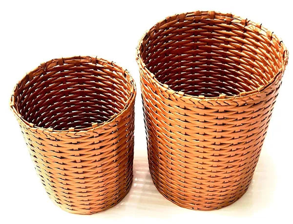 Sonas_Creation_Set_of_Big_&_Small_Dustbin_for_Home_Bedroom_11_&_8_Inch_Tall