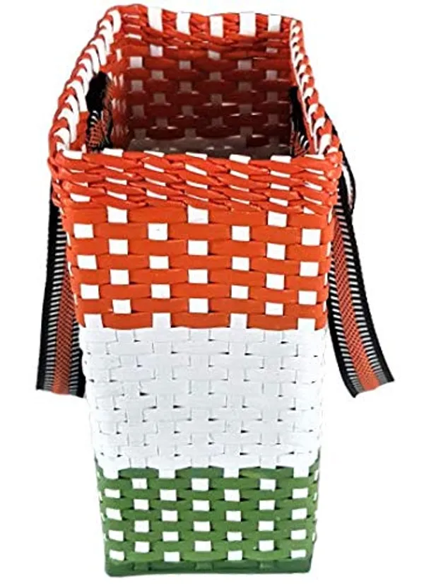 Sonas_Creation_PAPERUS_Independence_Day_Special_Customizable_Tri-Color_Handbag_Shopping_Carry_Bag_for_Carrying_Lunch_Box_Water_Bottle_Eco-Friendly_Handmade_of_Paper_Ropes_Size_in_Inches_H_11X_L10X_B5