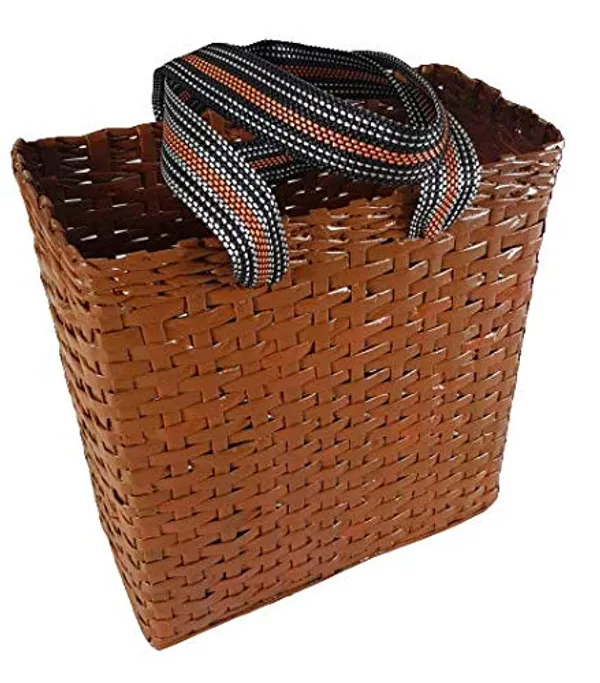 Sonas_Creation_Paperus,_Small,_Unisex,_Brown,_Lunch_Bag,_Carry_Bag,_Shopping_Bag,_Handbag_for_Lunchbox,_Tiffin,_Water_Bottles,_Eco-Friendly,_Handmade,_of_Paper_Ropes_Size_in_Inch_Height_11,_L_10,_B_5