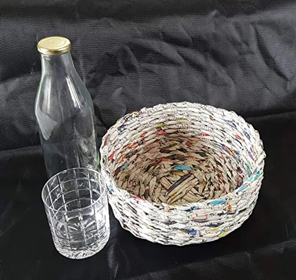 Sonas_Creation_Paperus,_Natural_Round_Storage_Basket,_Shelf_Basket,_Vegetables._Fruit_Basket,_Tray,_Sagan,_Bowl,_Accessories,_9.5_Inch_Diameter_3.5_Inch_Height_Eco-friendly,_Handmade,_of_Paper_Ropes