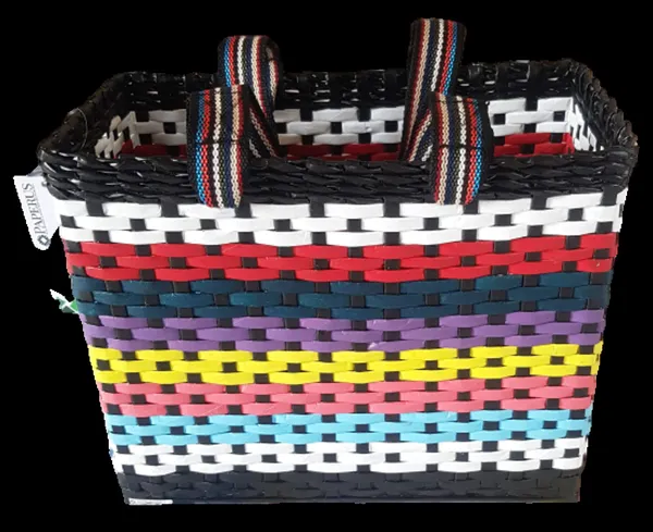 _Paperus,_Large,_Multicolor,_Lunch_Bag,_Picnic_Basket,_Carry_Bag,_Tiffin_Basket_for_Office,_Eco-Friendly,_Handmade,_of_Paper_Ropes_11_in_Tall_14_in_Length_7_in_Wide_Base