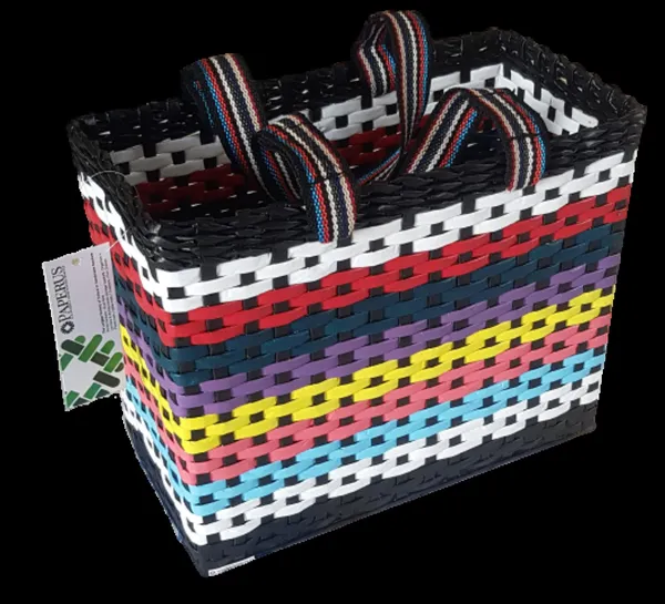 _Paperus,_Large,_Multicolor,_Lunch_Bag,_Picnic_Basket,_Carry_Bag,_Tiffin_Basket_for_Office,_Eco-Friendly,_Handmade,_of_Paper_Ropes_11_in_Tall_14_in_Length_7_in_Wide_Base