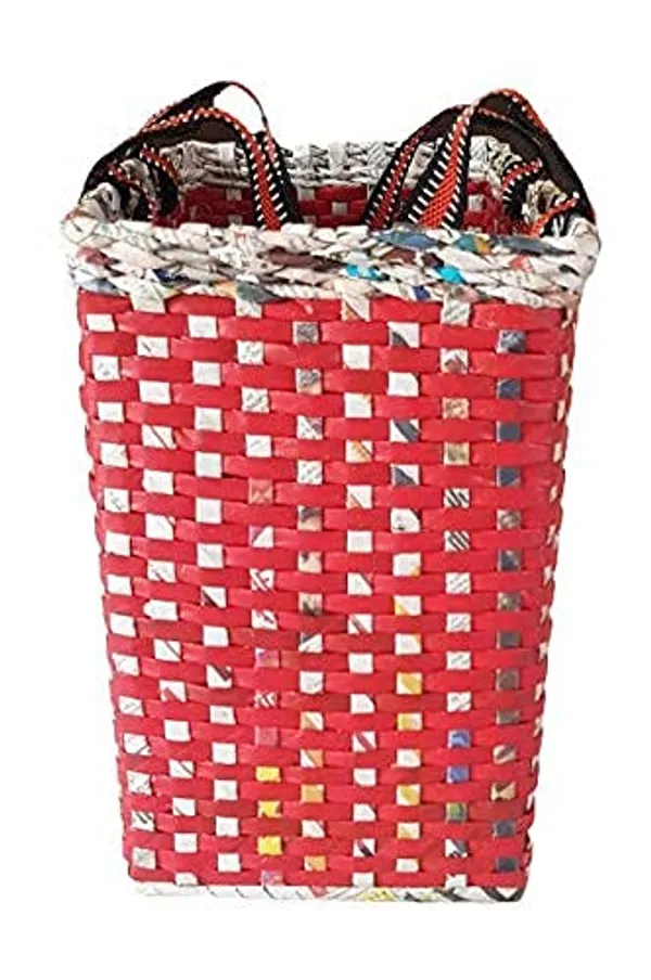 Sonas_Creation_Paperus,_Large,_Red,_Picnic_Basket,_Lunch_Bag_for_Office,_Shopping_Bag,_Big_Tiffin_Basket,_Carry_Bag,_Eco-Friendly,_Handmade,_of_Paper_Ropes_11_in_Tall_14_in_Length_7_in_Wide_Base