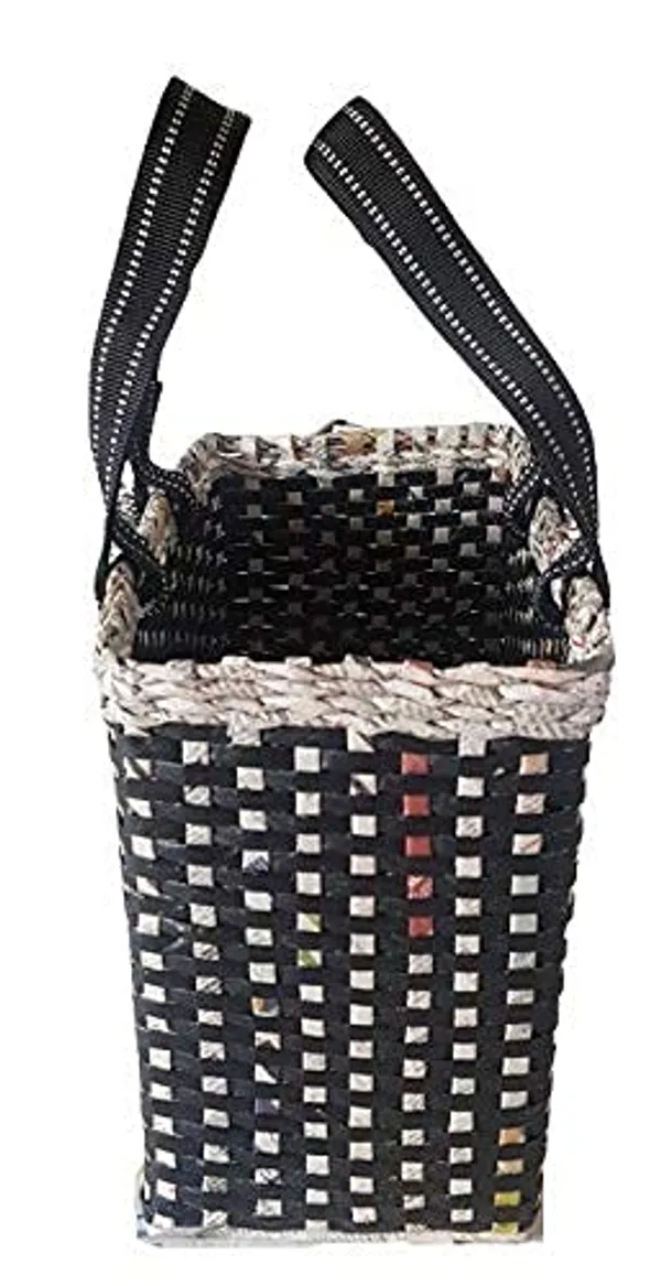 Sonas_Creation_Paperus,_Large,_Lunch_Bag,_Picnic_Basket,_Carry_Bag,_Tiffin_Basket_for_Office,_Eco-Friendly,_Handmade,_of_Paper_Ropes_11_in_Tall_14_in_Length_7_in_Wide_Base_(Black)