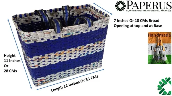 Sonas_Creation_Paperus,_Large,_Red,_Picnic_Basket,_Lunch_Bag_for_Office,_Shopping_Bag,_Big_Tiffin_Basket,_Carry_Bag,_Eco-Friendly,_Handmade,_of_Paper_Ropes_11_in_Tall_14_in_Length_7_in_Wide_Base